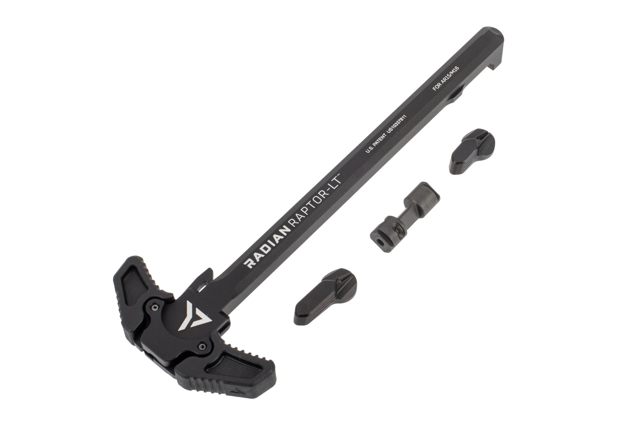 Radian Raptor LT Charging Handle - Talon Safety Selector Combo - Black